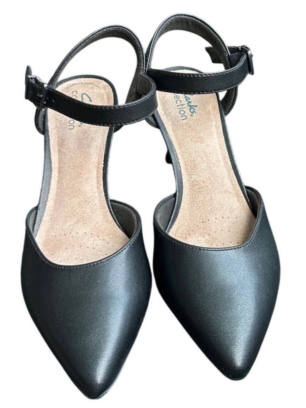Clarks Kataleyna Cora Kitten Heel Pumps Black Size 7.5 - Picture 6 of 16